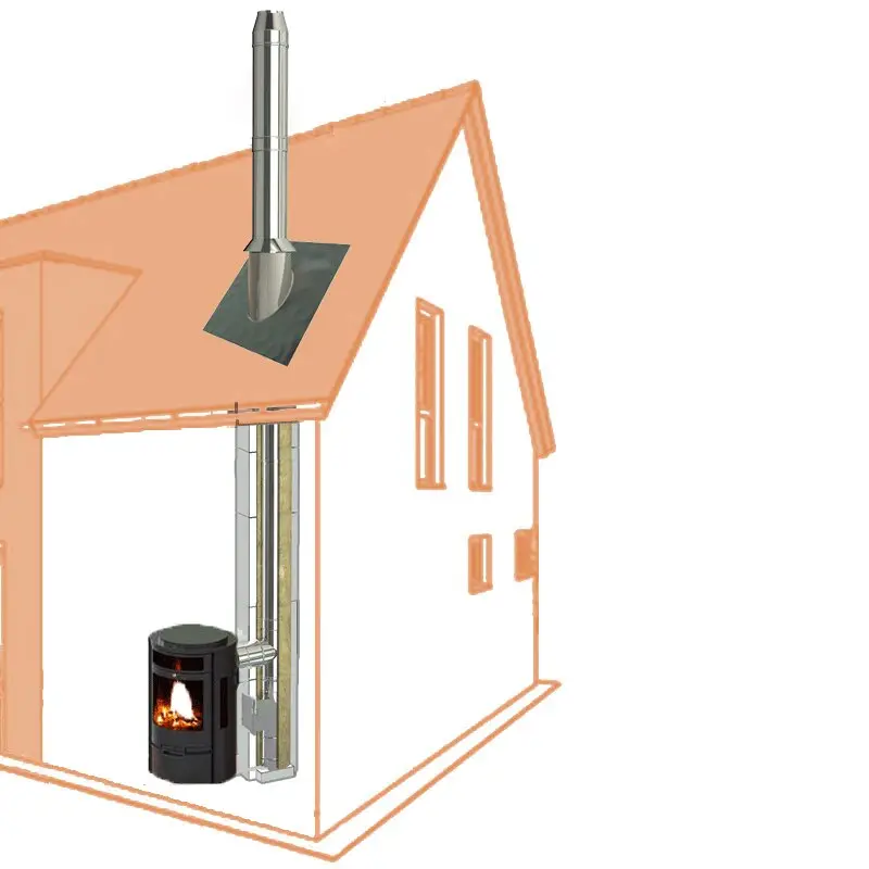 Leichtbauschornstein F90 Bausatz